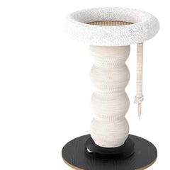 Indoor Cat Climbing Activity Center Cute Cat Scratching Post for Kittens to Play and Rest