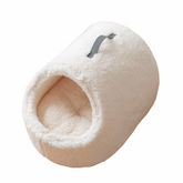 Large Enclosed Soft Fleece Cat Bed