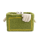 Colorful Little Monster Striped Foldable Storage Basket