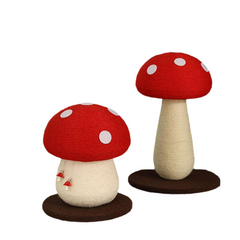 Pink Cat Scratching Post Mushroom Post