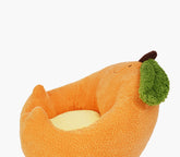 Orange Thickened Warm Cat Kennel Semi-enclosed Pet Kennel Suitable for All Seasons