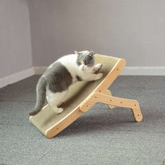 Wooden Cat Scratcher Lounge Bed