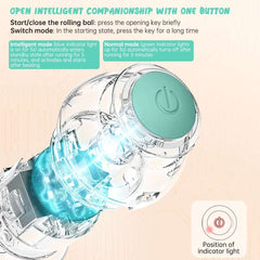 Smart cat toy indoor automatic rolling magic ball electronic interactive cat game ball