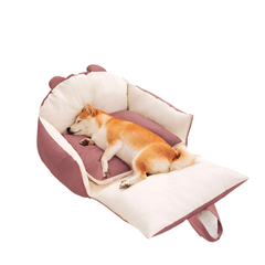 Bear Ears Pet Car Safety Bed Dog Car Seat Bed