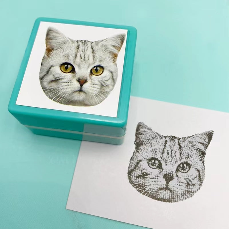 Custom Pet Portrait Stamp