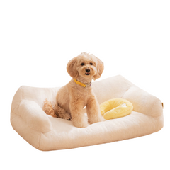 Deluxe Pet Sofa with 100% Cotton Filling for Ultimate Comfort