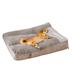 Large Thick Scratch-resistant Spine Protection Dog Cushion Bed