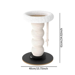 Indoor Cat Climbing Activity Center Cute Cat Scratching Post for Kittens to Play and Rest