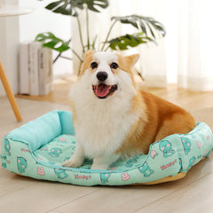 Dog Bed Ice Pad Washable Summer Sleeping Cool Ice Silk Bed Pet