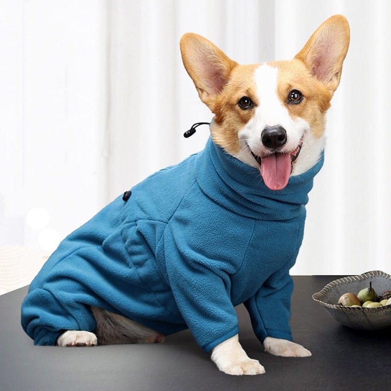 Winter dog pajamas dog coat high elastic high collar cold-proof warm tight and comfortable