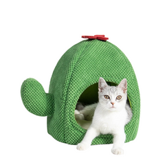 Cactus Shape Warm Cat  Bed