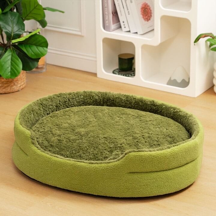 Fleece Moss 2 in 1 Multifunction Comfort Dog Bed