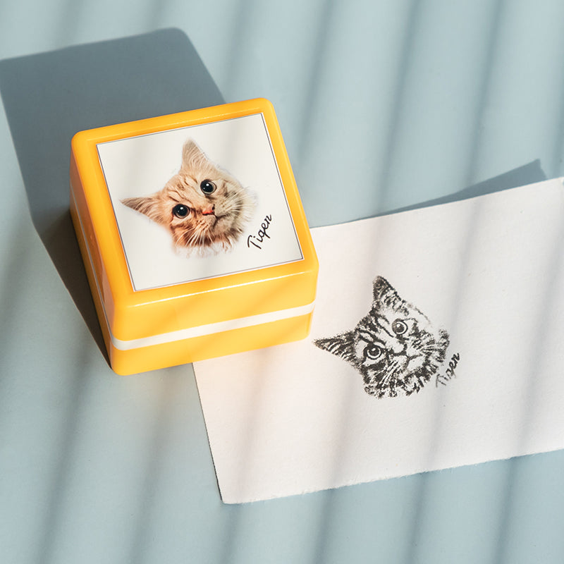 Custom Pet Portrait Stamp