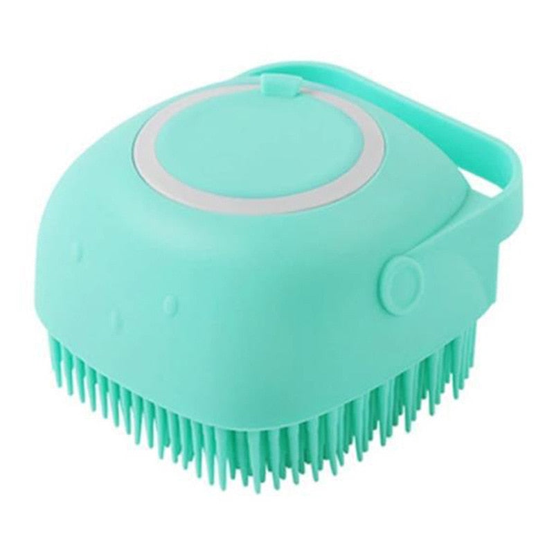 Multifunctional Bath Massage Silicone Grooming Soft Pet Spray Brush