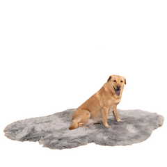 Fashion Cloud Shaped Long Plush Pet Mat