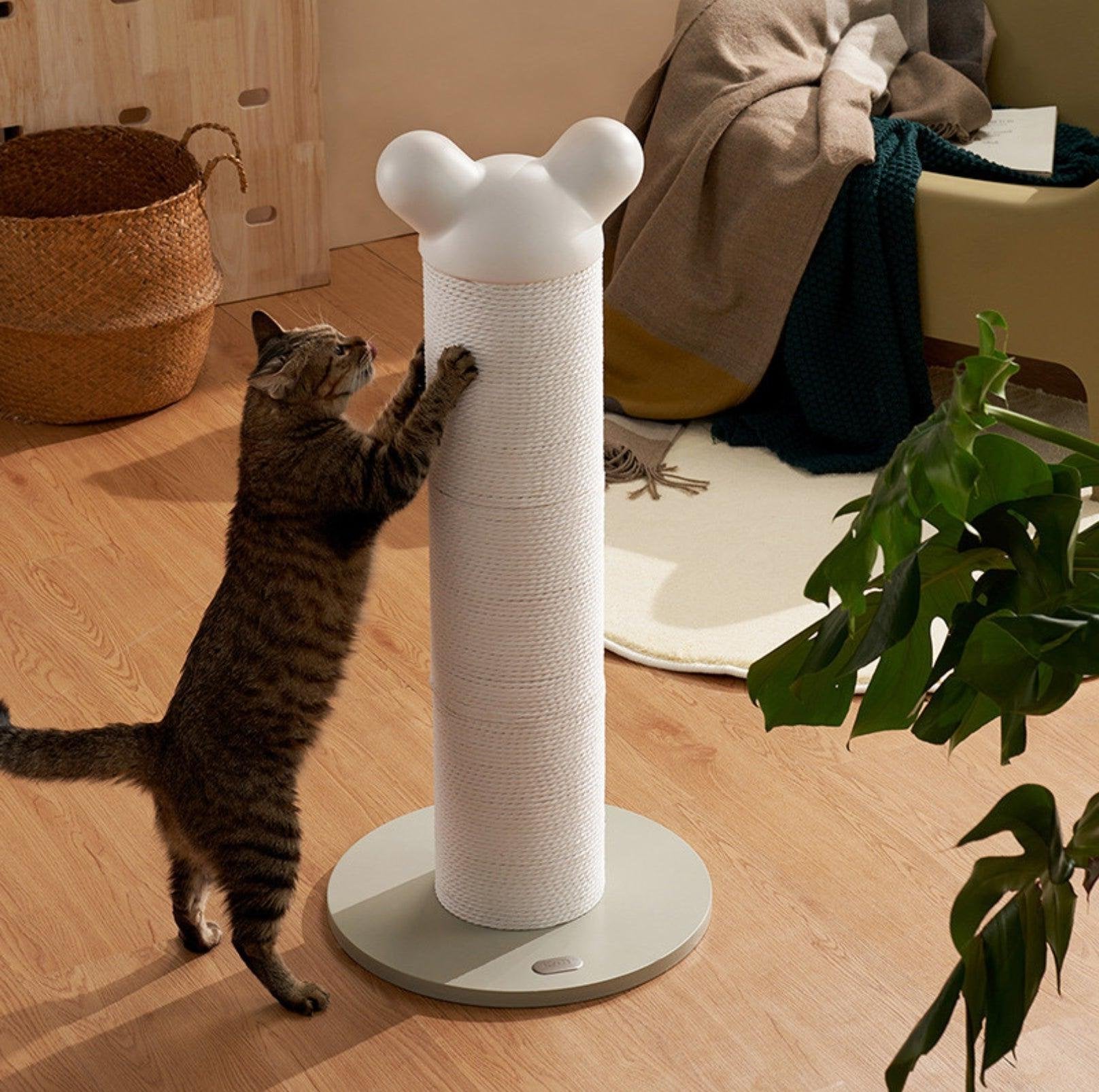 Diy Cute Cat Climbing Post, Indoor Vertical Environmentally Sisal Cat Climbing Frame