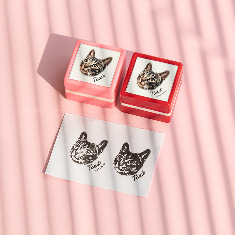 Custom Pet Portrait Stamp