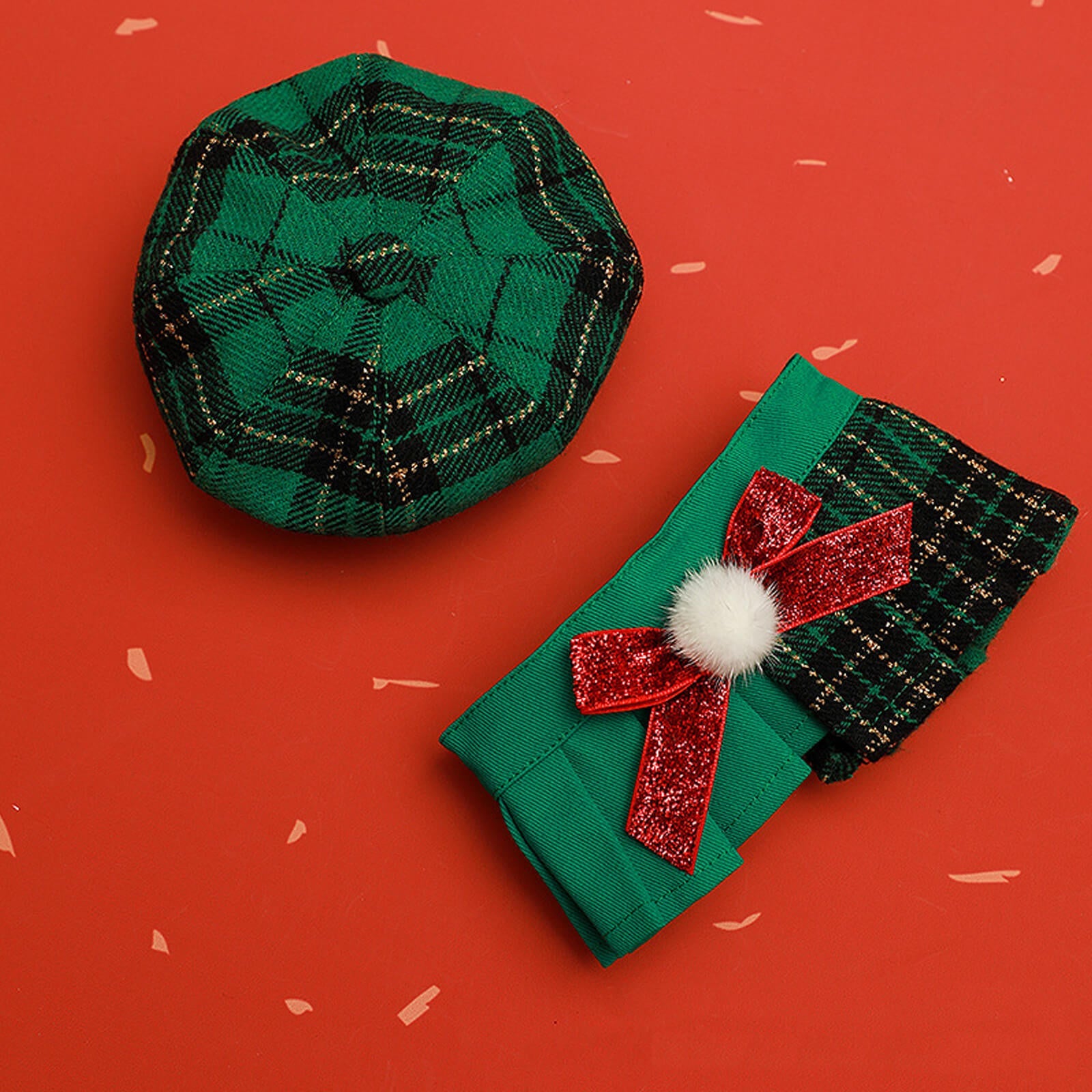 Christmas Octagon Hat for Cats