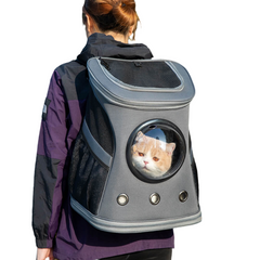 Space Capsule Transparent Breathable Pet Carrier Backpack