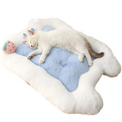 Cute Furry Cat & Dog Cushion Bed