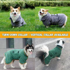 Dog bathrobe towel pet dog quick-drying sweater soft absorbent bathrobe towel