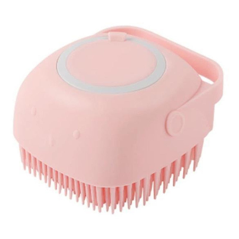 Multifunctional Bath Massage Silicone Grooming Soft Pet Spray Brush