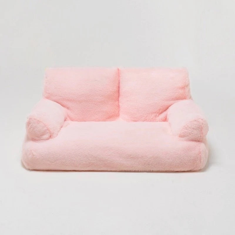 Deluxe Pet Sofa with 100% Cotton Filling for Ultimate Comfort