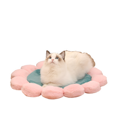 Colourful Sunflower Shape Human Pet Mat Dog Bed