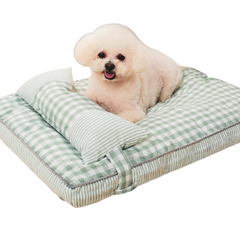 Fashion Checkered Pattern Washable Dog & Cat Bed