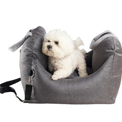 First Class Dog Car Seat Bed With Multifunction Hands Free Dog Leash With Safety Seat Belt