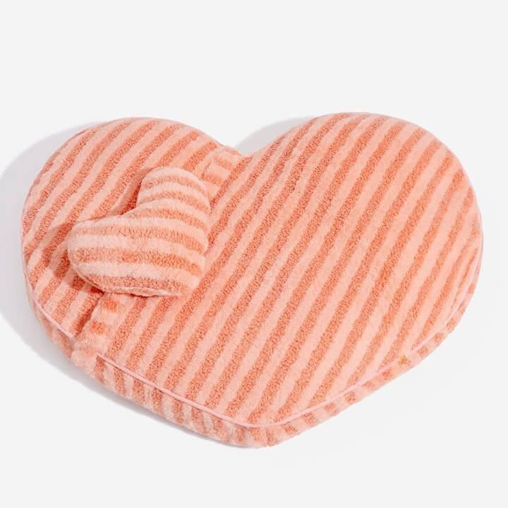 Plush Heart Fluffy Calming with Pillow Dog & Cat Bed