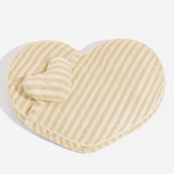 Plush Heart Fluffy Calming with Pillow Dog & Cat Bed