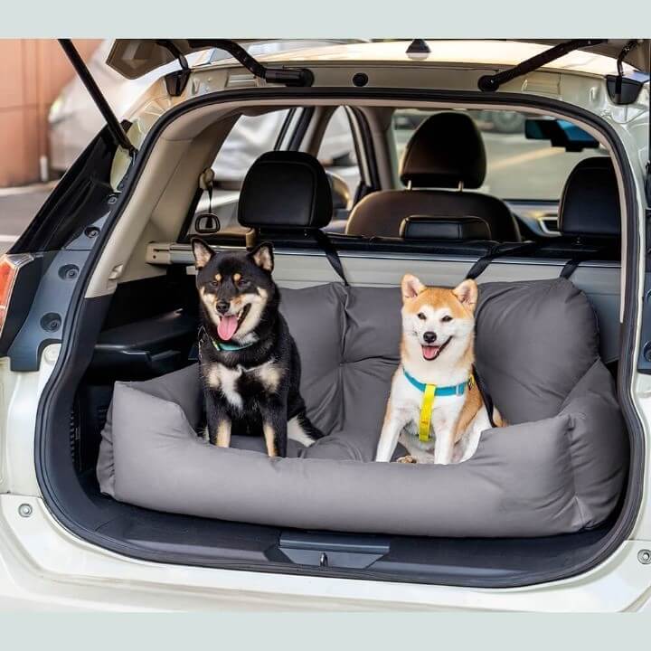 Travel Bolster Safety Medium Large Dog Car Back Seat Bed