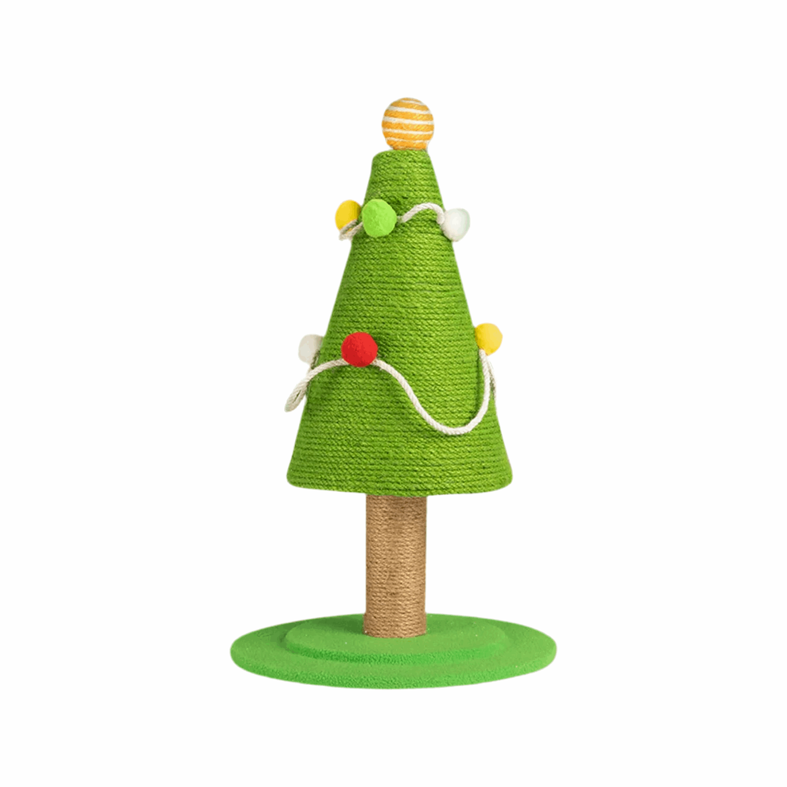 Sisal Scratcher Column & Holiday Decor
