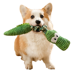 Rope Squeaky Dog Interactive Toy - Animal Series