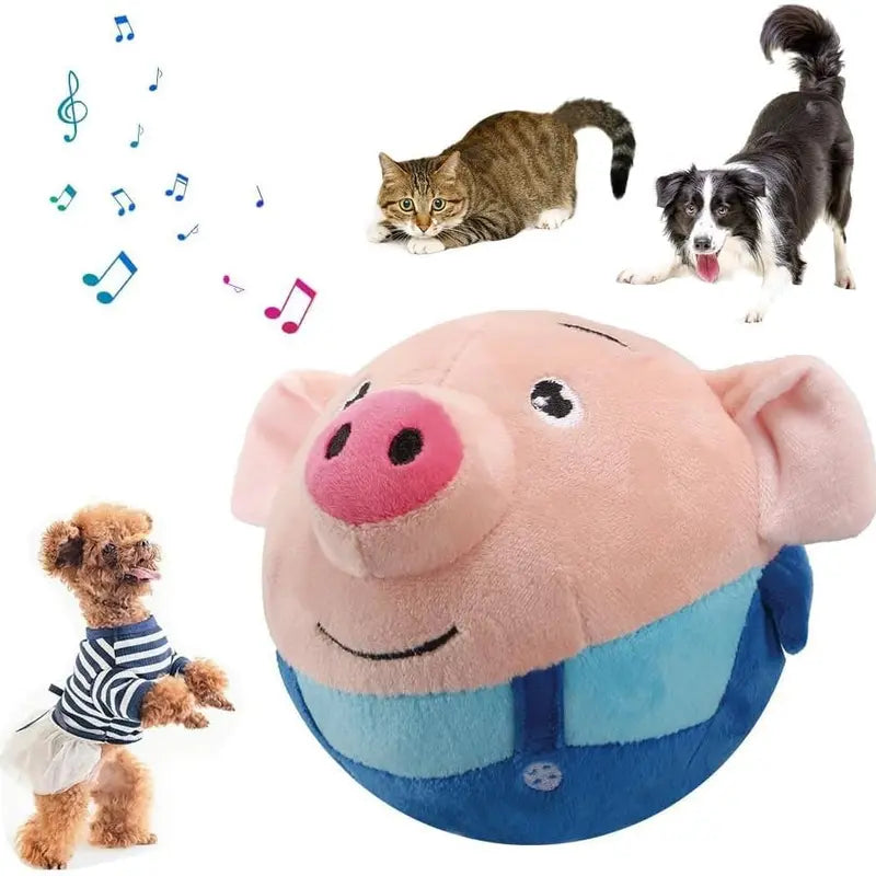 Cartoon Pig Plush Sound Electronic Dog Toy