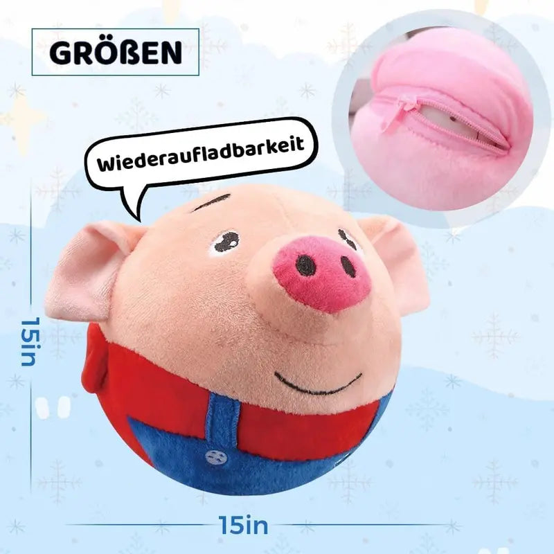 Cartoon Pig Plush Sound Electronic Dog Toy