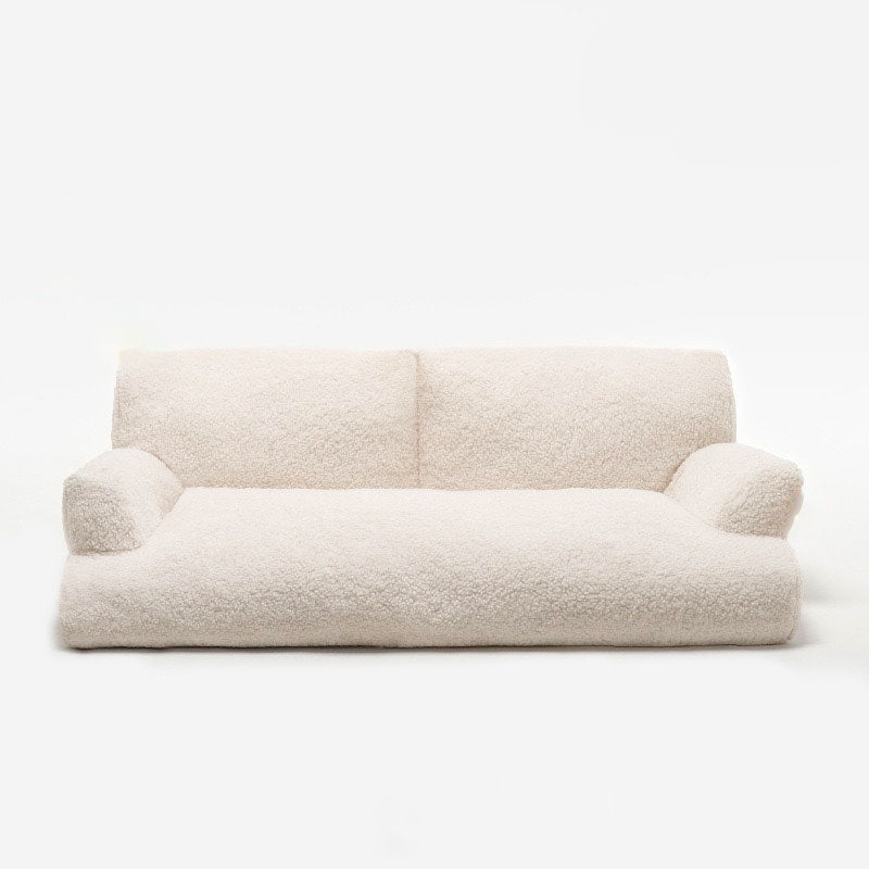 Deluxe Pet Sofa with 100% Cotton Filling for Ultimate Comfort