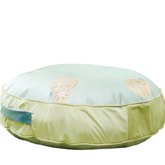 Soft Round Velvet Ice Silk Cooling Dog Bed