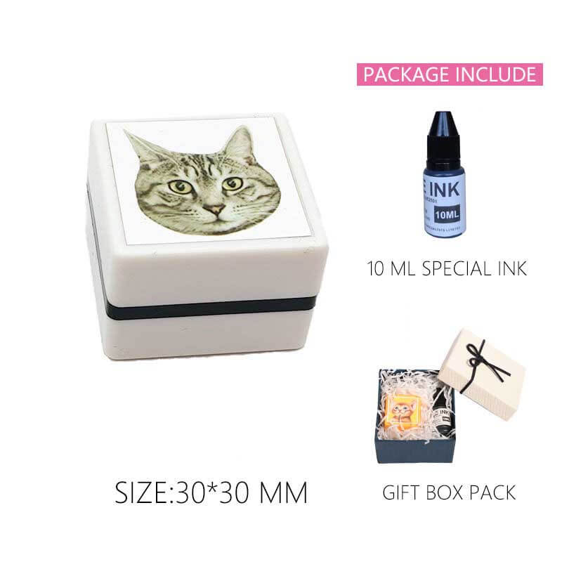 Cute Portable Pet Custom Stamp