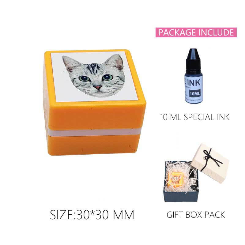 Cute Portable Pet Custom Stamp