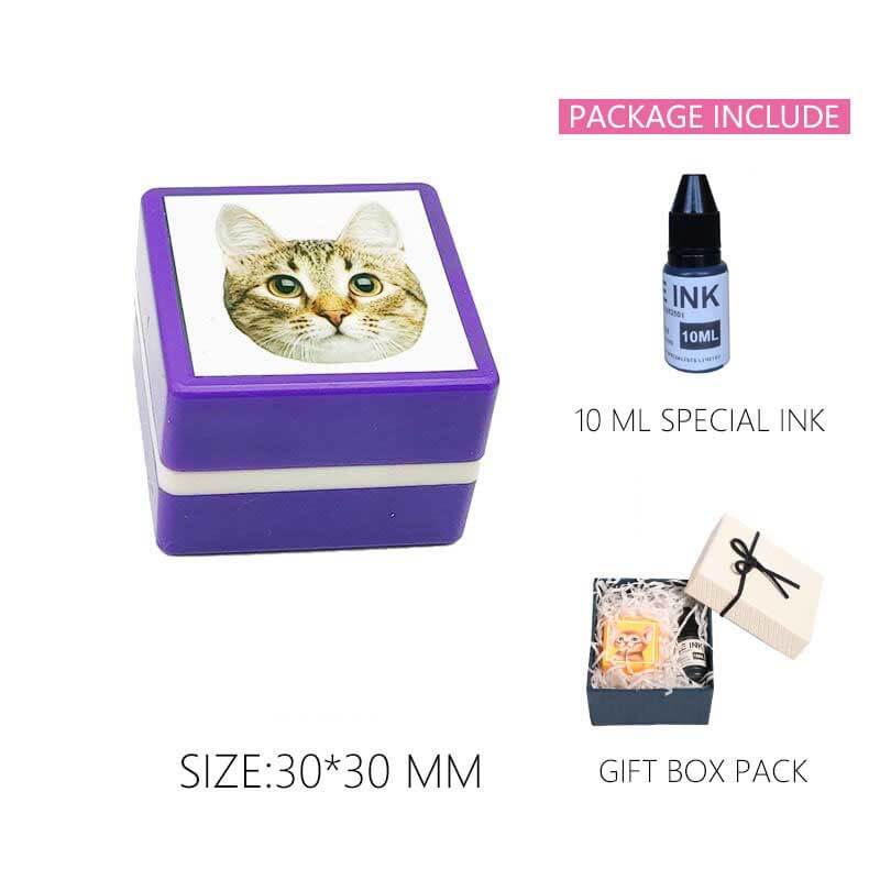 Cute Portable Pet Custom Stamp