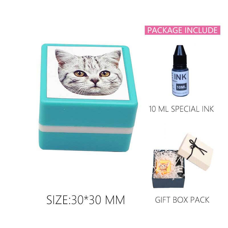 Cute Portable Pet Custom Stamp