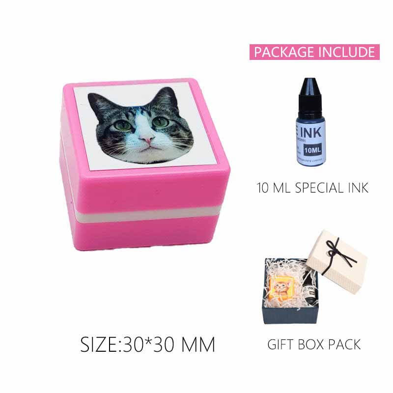 Cute Portable Pet Custom Stamp