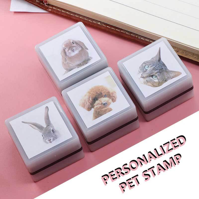 Cute Portable Pet Custom Stamp