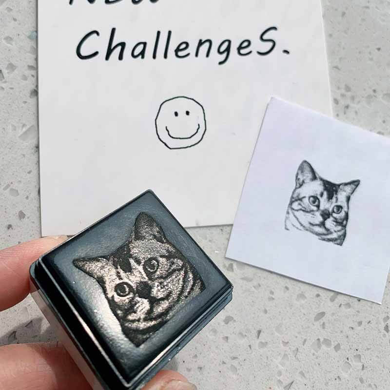 Cute Portable Pet Custom Stamp