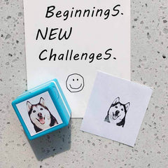 Cute Portable Pet Custom Stamp