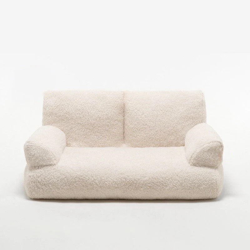 Deluxe Pet Sofa with 100% Cotton Filling for Ultimate Comfort