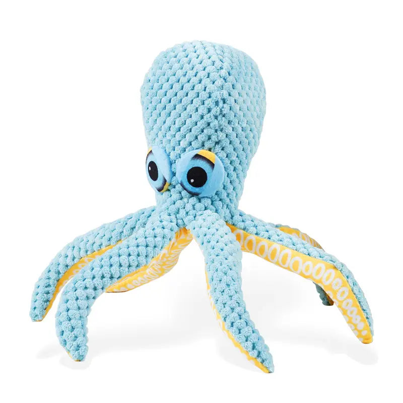 Dog Fabric Chewing Octopus Toys, Audible Interactive Toys - Ayipets Store