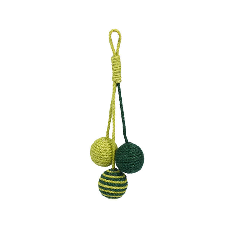 Durable Chew-Resistant Sisal Rope Ball Cat Interactive Toy